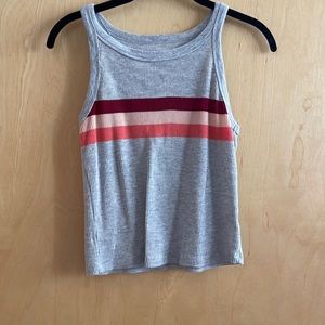 Gray tank with vintage look